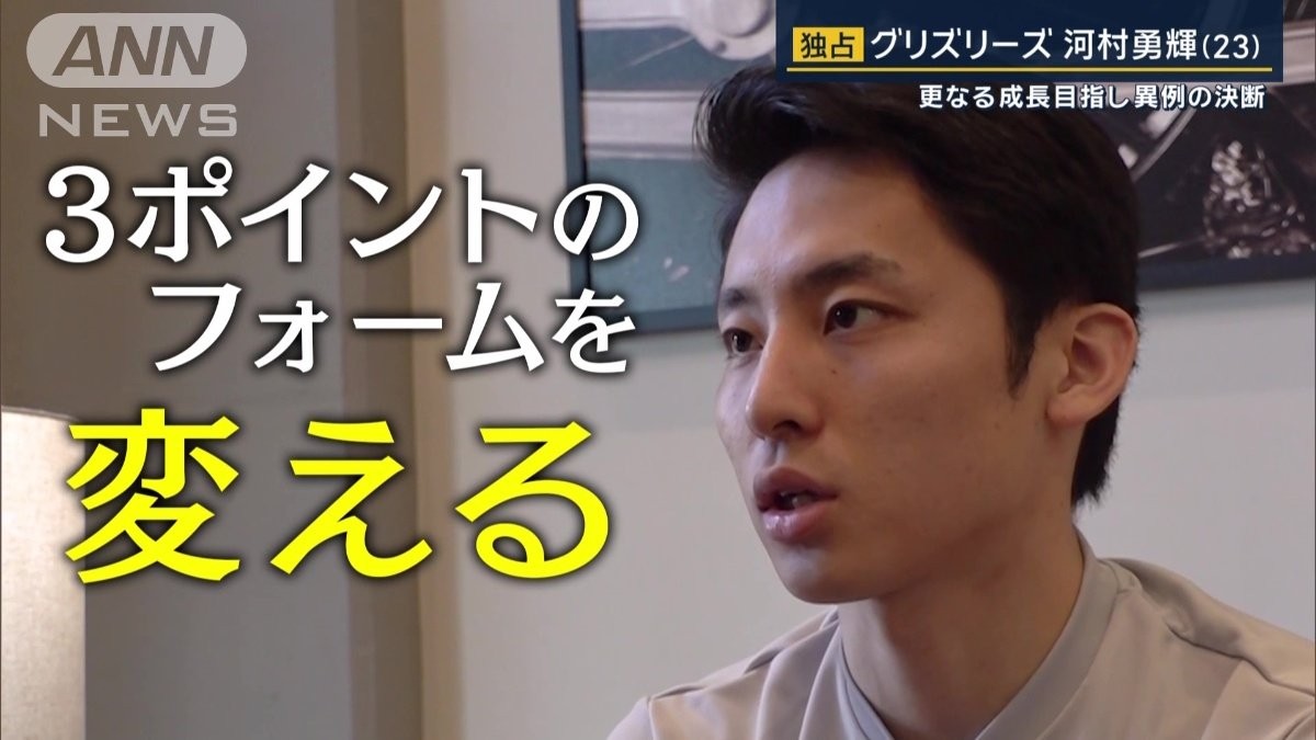 グリズリーズ河村勇輝に独占取材　「クレージーですよ」さらなる成長目指し異例の決断