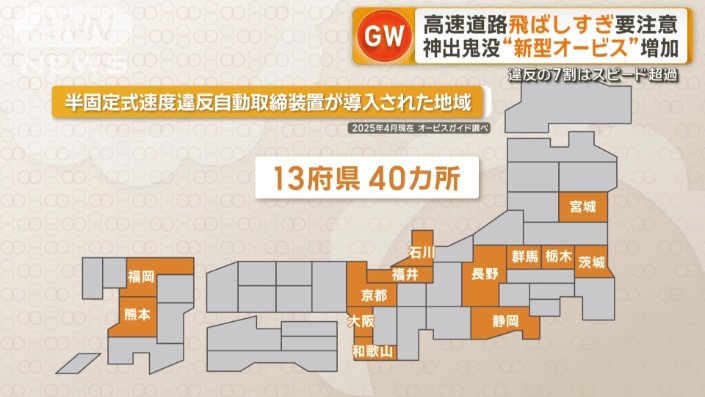 半固定式の装置が導入された地域
