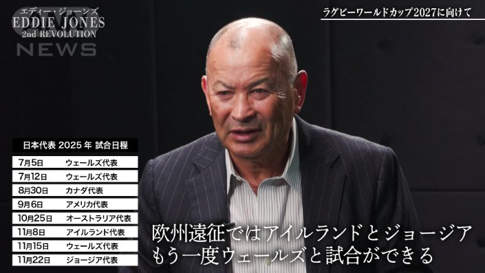 日本代表　2025年　試合日程
