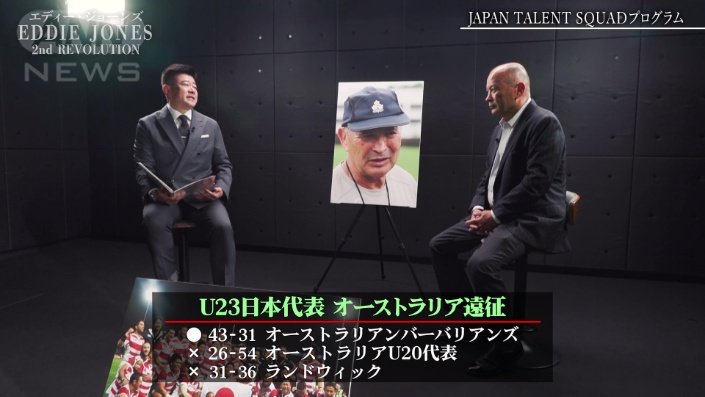 日本代表ヘッドコーチ　エディー・ジョーンズ氏