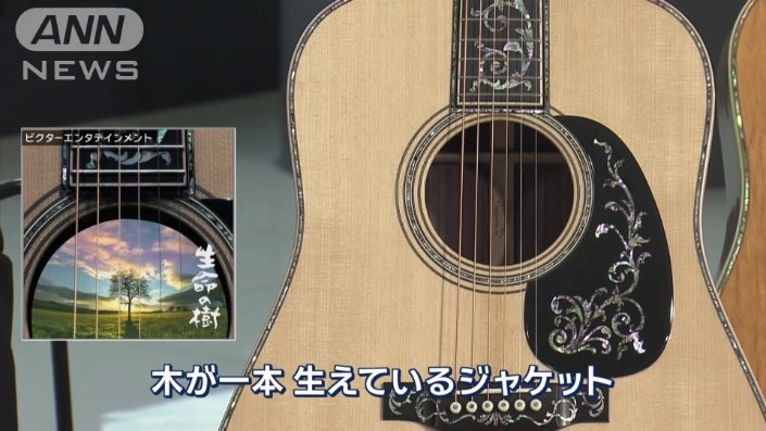 ギターを使ったジャケット