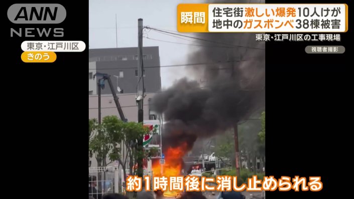 10人がけが、38棟の建物に被害