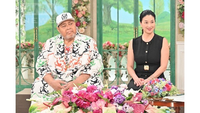 小錦八十吉さん、妻の千絵さん