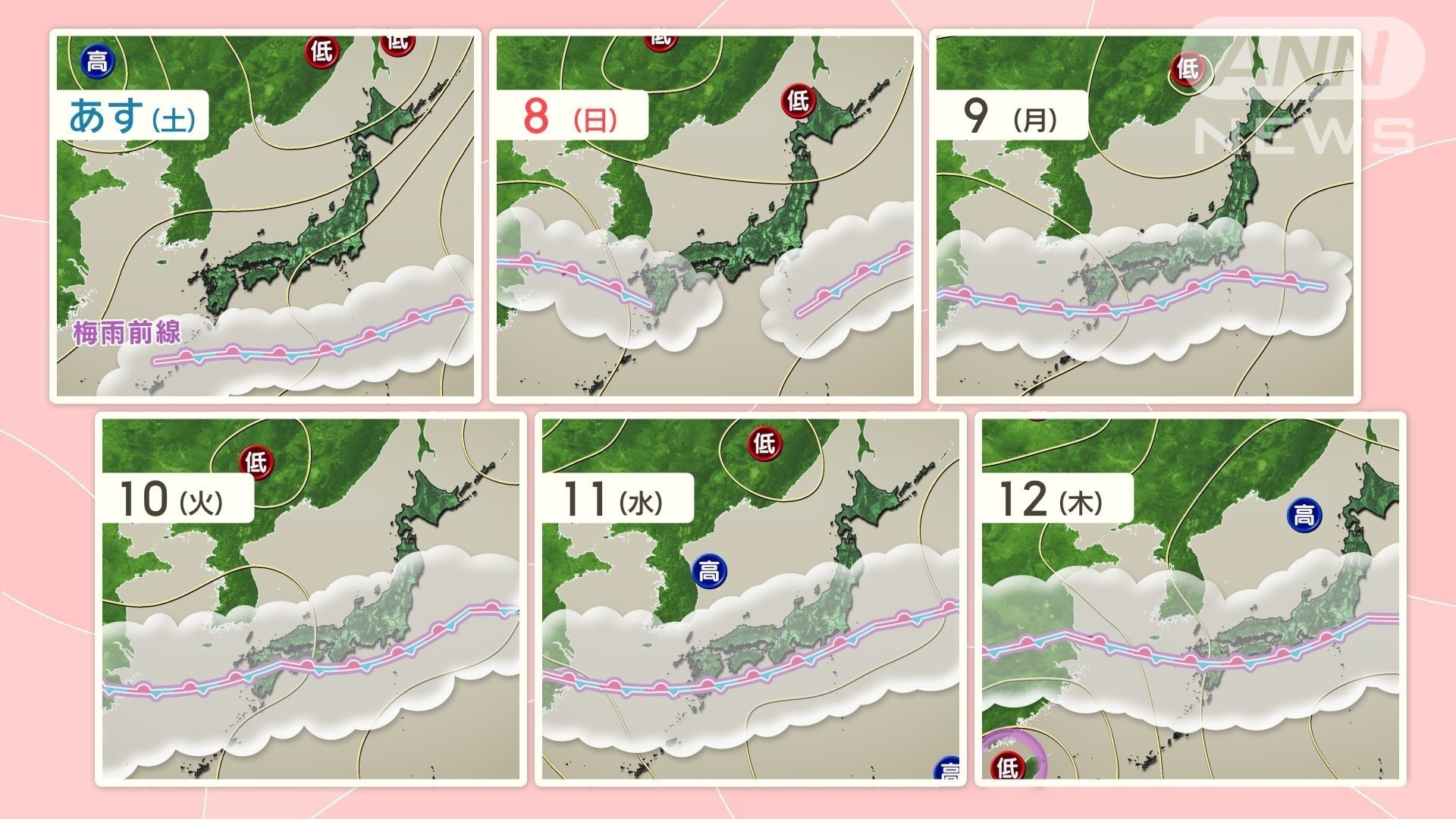 梅雨入り目前！貴重な日差しで真夏日続出 来週は関東でも梅雨入りへ