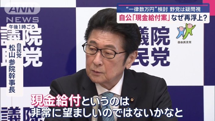 自民党　松山参院幹事長