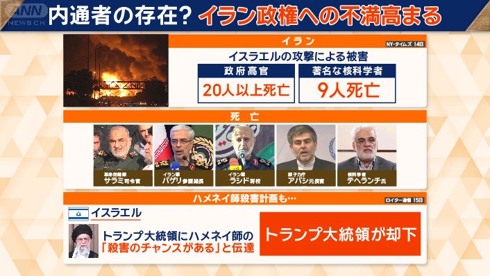 イラン政権への不満高まる