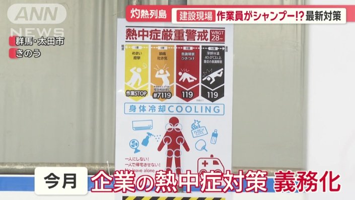 熱中症対策が義務化