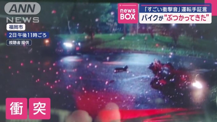 後ろから衝突