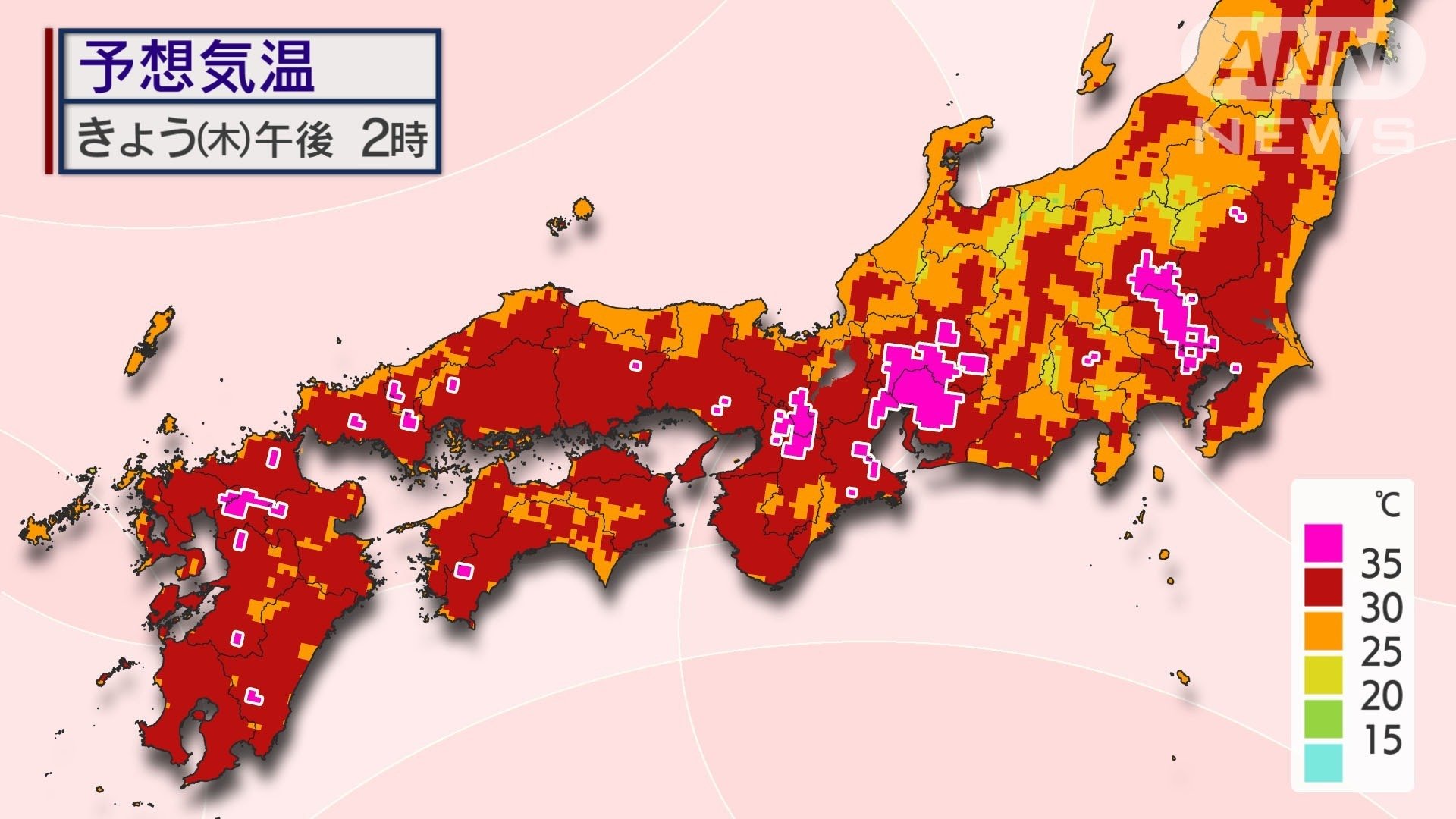 予想気温