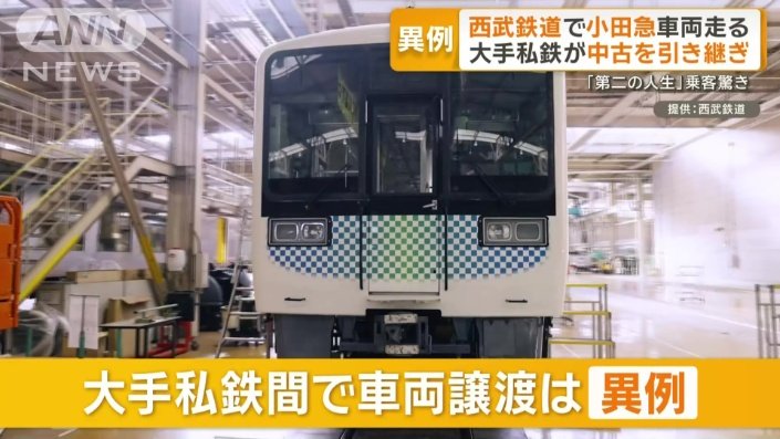 大手私鉄間での車両の譲渡は異例