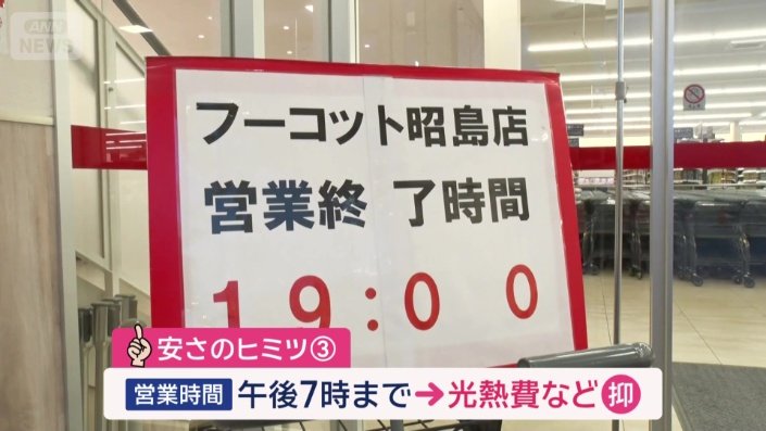 営業時間は午前10時から午後7時まで
