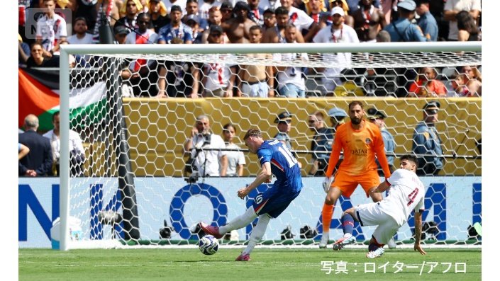 追加点を入れるパーマー選手