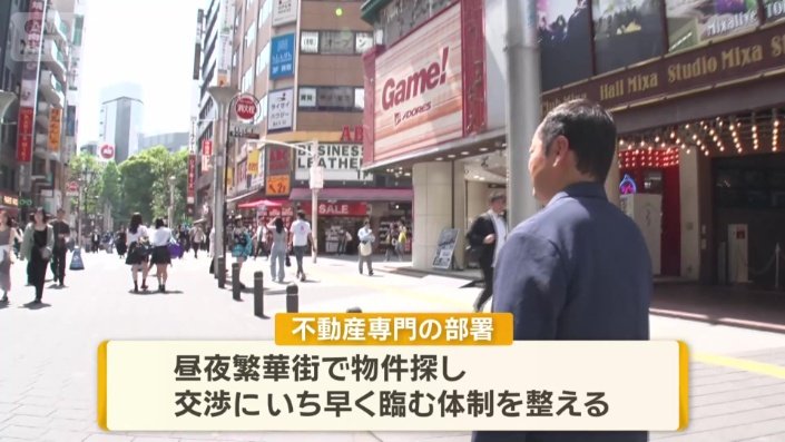 社内に不動産専門の部署がある