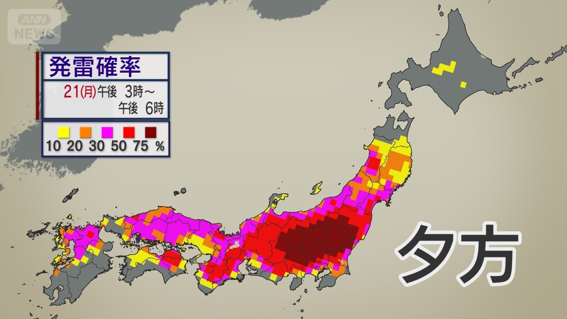 発 雷 確率