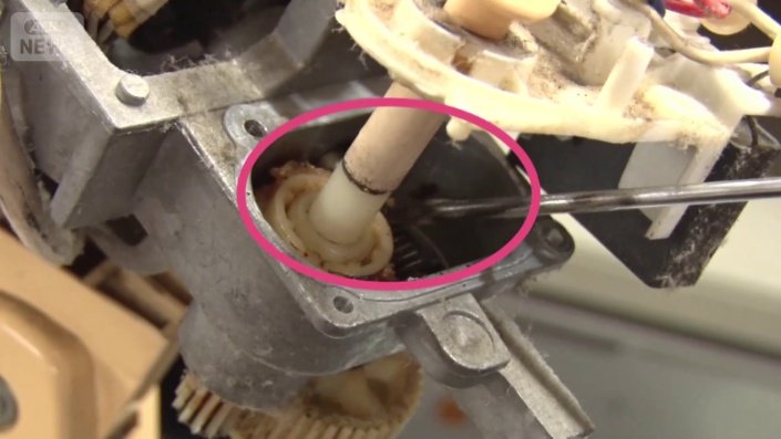 羽を回転させる部分