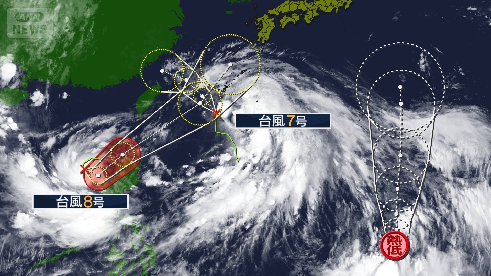 トリプル台風の恐れ 海のレジャーは最新情報の確認を