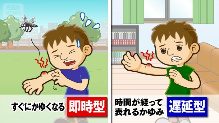 かゆみ　2パターン