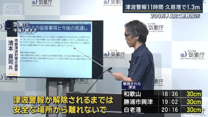 気象庁　地震津波対策企画官　清本真司氏