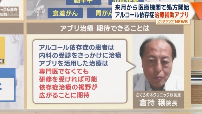 アプリ活用で治療開始を早める効果も期待