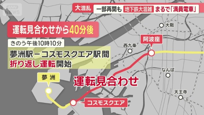 折り返し運転開始