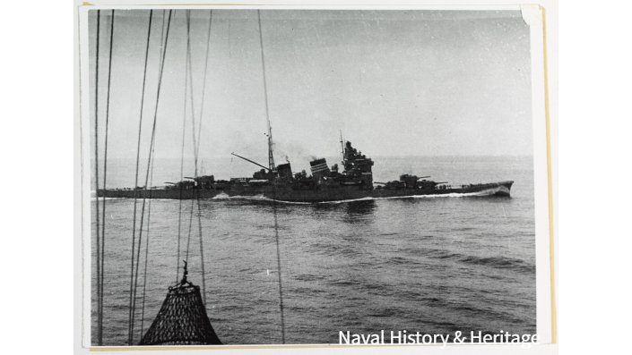 英艦隊に撃沈された重巡洋艦・羽黒