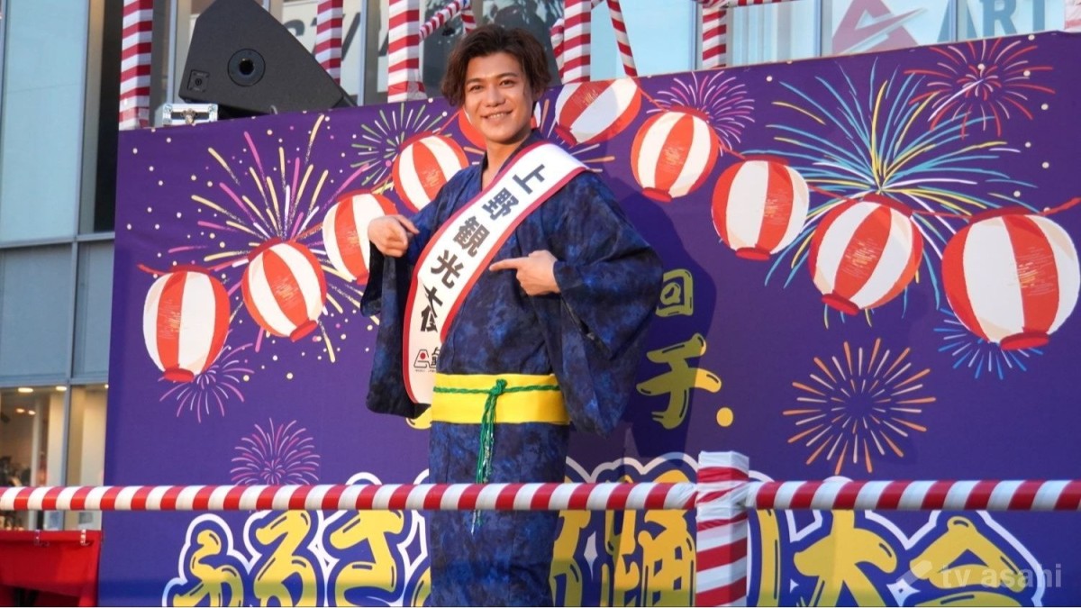 新浜レオン、初の上野観光大使に就任!“ハト3羽”の因縁の地で「コングラチュ“レオーン”!」