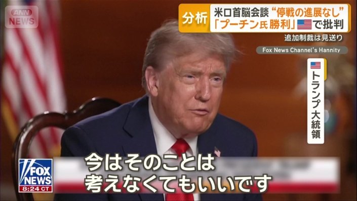 当面は見送る考えを示す