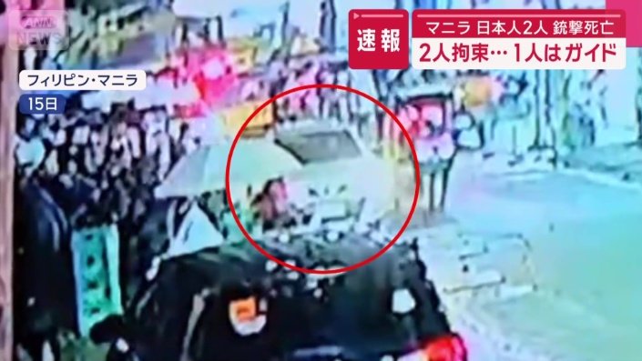 防犯カメラの映像
