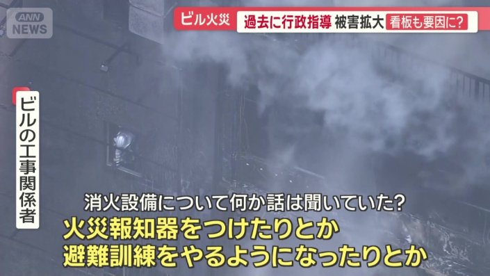 ビルの工事関係者