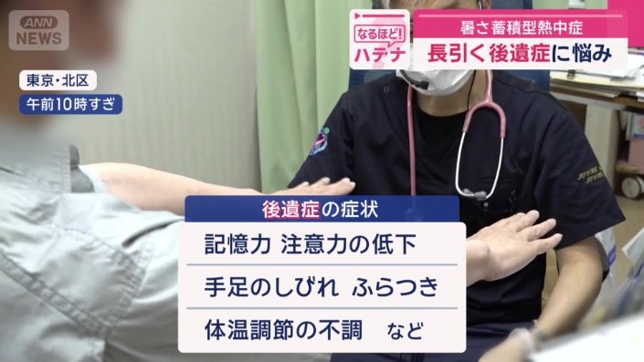 後遺症の症状