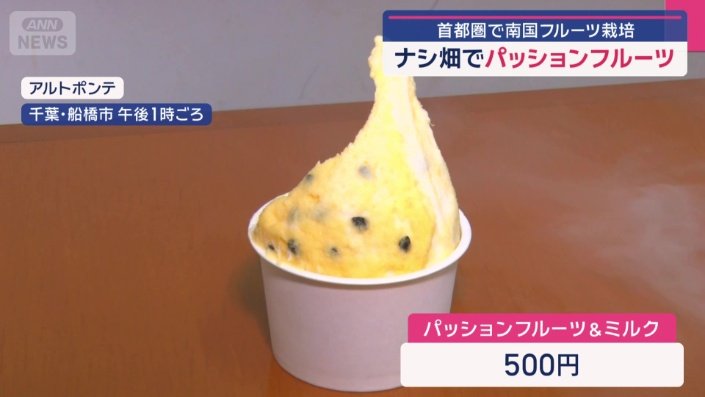 パッションフルーツの酸味と風味がより際立つ