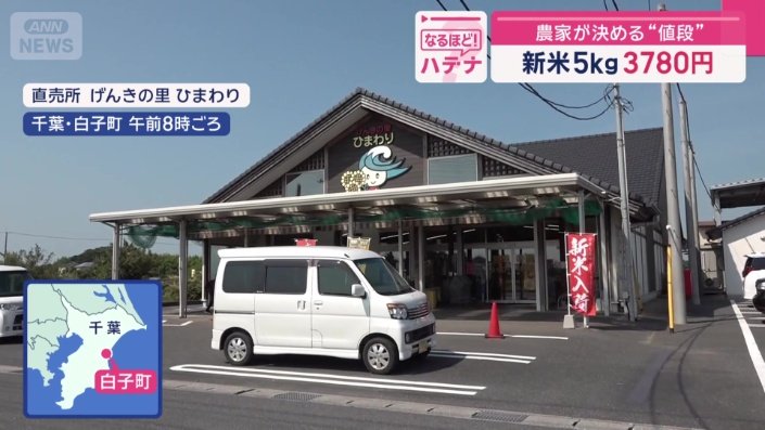 千葉県白子町の農産物直売所