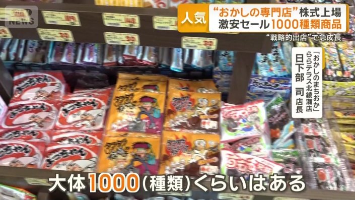 「大体1000（種類）くらいはある」