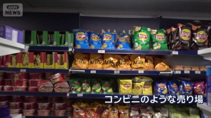 コンビニのような売り場