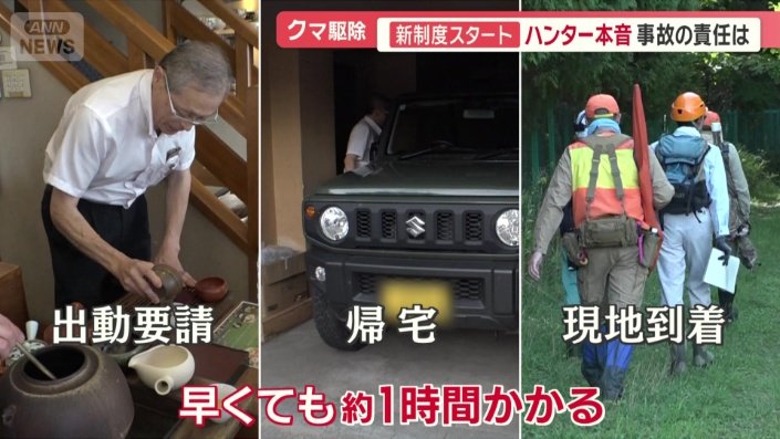 到着するまで早くても1時間