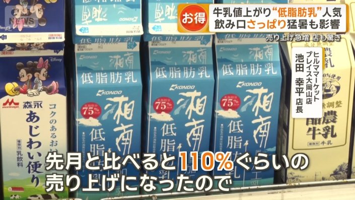 低脂肪乳