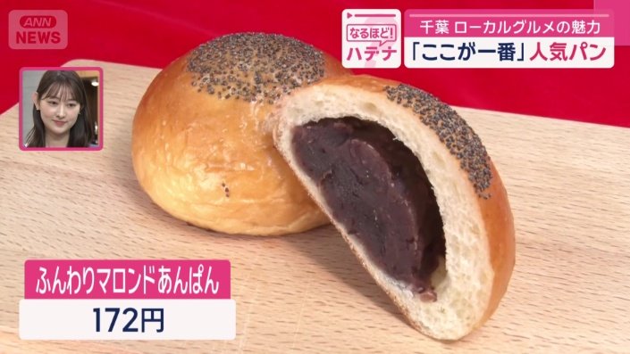 ふんわりマロンドあんぱん