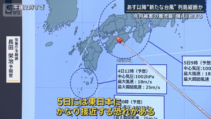 気象庁予報課　長田栄治予報官