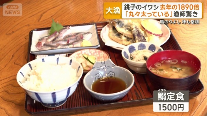 鰯（イワシ）定食