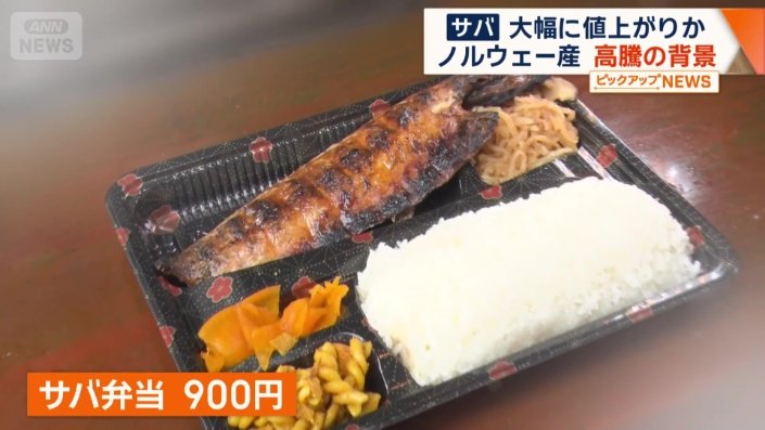サバ弁当　900円