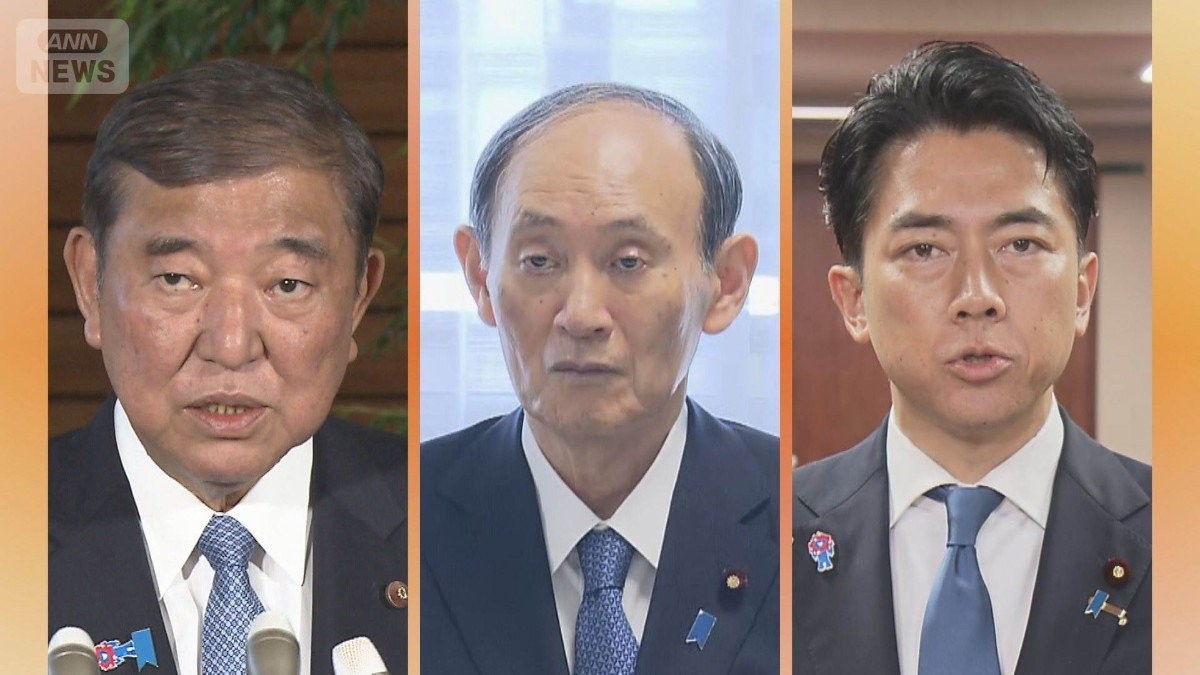 石破総理が菅氏、小泉氏と公邸で会談　辞任含めた総裁選への対応協議