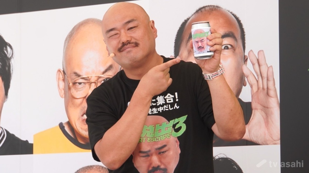 【エンタメ取材現場】お笑いトリオ「安田大サーカス」クロちゃん　「『大脱出3』配信記念！偽者クロちゃん“クローンちゃん”大量発生！“残暑からの『大脱出』だしんよ〜”」