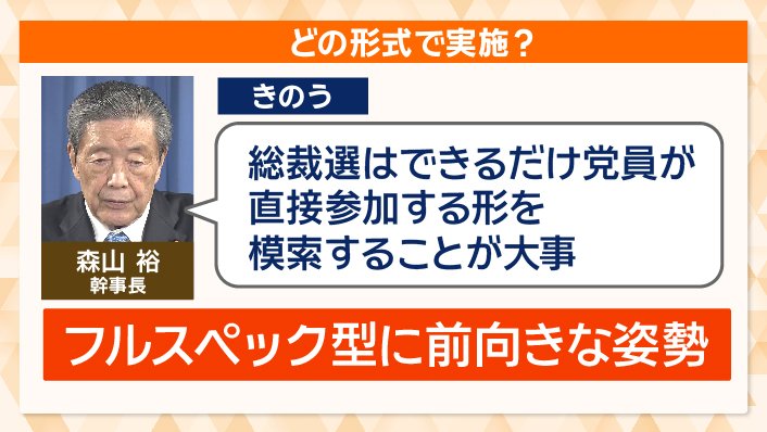 総裁選はどの形式？森山幹事長は…
