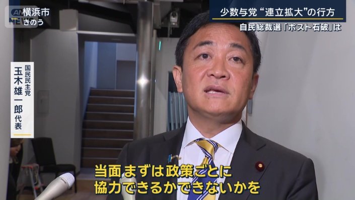 国民民主党　玉木雄一郎代表