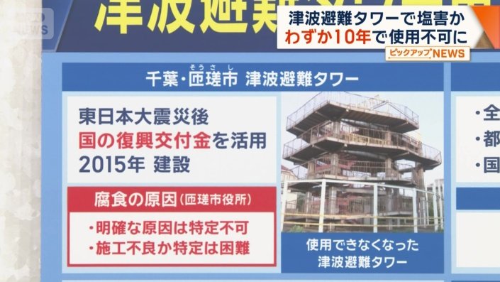 腐食の原因は…