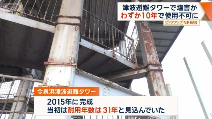 2015年に完成した津波避難タワー