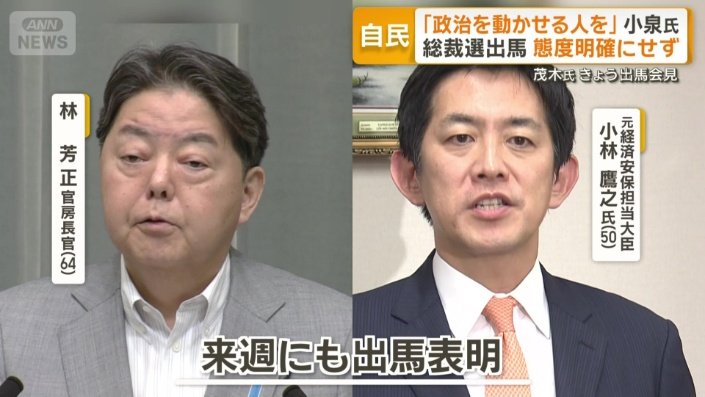 林芳正官房長官と小林鷹之元経済安保担当大臣