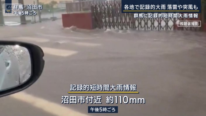 記録的短時間大雨情報