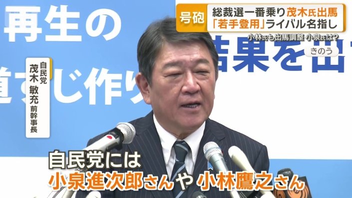 茂木敏充前幹事長