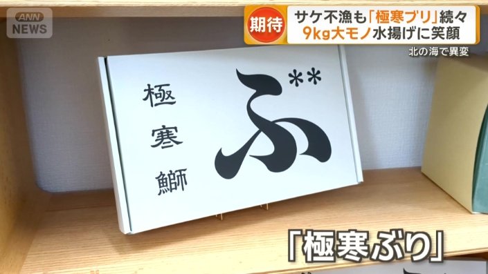 極寒ぶり